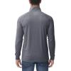 imageMAGCOMSEN Mens 14 Zip Pullover UPF 50 Long Sleeve Sun Protection Sports Shirts Lightweight Athletic Workout ShirtDark Grey