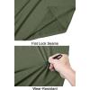 imageMAGCOMSEN Mens 14 Zip Pullover UPF 50 Long Sleeve Sun Protection Sports Shirts Lightweight Athletic Workout ShirtGreen