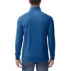 imageMAGCOMSEN Mens 14 Zip Pullover UPF 50 Long Sleeve Sun Protection Sports Shirts Lightweight Athletic Workout ShirtMedium Blue