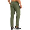 imageMAGCOMSEN Mens Lightweight Hiking Pants Quick Dry Running Pants with Zipper Pockets Open Bottom Sweatpants WorkoutArmy Green