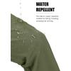 imageMAGCOMSEN Mens Lightweight Hiking Pants Quick Dry Running Pants with Zipper Pockets Open Bottom Sweatpants WorkoutArmy Green