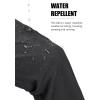 imageMAGCOMSEN Mens Lightweight Hiking Pants Quick Dry Running Pants with Zipper Pockets Open Bottom Sweatpants WorkoutBlack