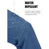 imageMAGCOMSEN Mens Lightweight Hiking Pants Quick Dry Running Pants with Zipper Pockets Open Bottom Sweatpants WorkoutBlue Grey