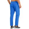 imageMAGCOMSEN Mens Lightweight Hiking Pants Quick Dry Running Pants with Zipper Pockets Open Bottom Sweatpants WorkoutBright Blue