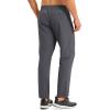 imageMAGCOMSEN Mens Lightweight Hiking Pants Quick Dry Running Pants with Zipper Pockets Open Bottom Sweatpants WorkoutGrey