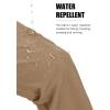 imageMAGCOMSEN Mens Lightweight Hiking Pants Quick Dry Running Pants with Zipper Pockets Open Bottom Sweatpants WorkoutKhaki