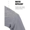 imageMAGCOMSEN Mens Lightweight Hiking Pants Quick Dry Running Pants with Zipper Pockets Open Bottom Sweatpants WorkoutLight Grey