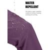 imageMAGCOMSEN Mens Lightweight Hiking Pants Quick Dry Running Pants with Zipper Pockets Open Bottom Sweatpants WorkoutPurple Red
