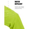 imageMAGCOMSEN Mens Lightweight Hiking Pants Quick Dry Running Pants with Zipper Pockets Open Bottom Sweatpants WorkoutYellow Green