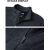 imageMAGCOMSEN Womens 14 Zip Shirts UPF 50 Sun Protection Pullover Long Sleeve Quick Dry Workout Hiking Athletic ShirtsBlack