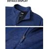 imageMAGCOMSEN Womens 14 Zip Shirts UPF 50 Sun Protection Pullover Long Sleeve Quick Dry Workout Hiking Athletic ShirtsDark Blue