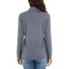 imageMAGCOMSEN Womens 14 Zip Shirts UPF 50 Sun Protection Pullover Long Sleeve Quick Dry Workout Hiking Athletic ShirtsDark Grey
