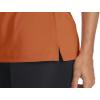 imageMAGCOMSEN Womens Polo Shirts UPF 50 Sun Protection 4 Buttons Casual Work Quick Dry Short Sleeve Collared Golf ShirtDark Orange