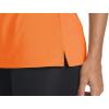 imageMAGCOMSEN Womens Polo Shirts UPF 50 Sun Protection 4 Buttons Casual Work Quick Dry Short Sleeve Collared Golf ShirtF Orange