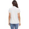 imageMAGCOMSEN Womens Polo Shirts UPF 50 Sun Protection 4 Buttons Casual Work Quick Dry Short Sleeve Collared Golf ShirtWhite