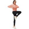 imageMAGCOMSEN Womens UPF 50 Lightweight Athletic Jackets Cropped Zip Up Long Sleeve Running Shirts with Thumb HolesApricot