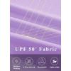 imageMAGCOMSEN Womens UPF 50 Lightweight Athletic Jackets Cropped Zip Up Long Sleeve Running Shirts with Thumb HolesLight Purple