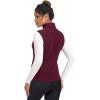 imageMAGCOMSEN Womens Fleece Vest Outerwear Sleeveless Lightweight Zip Jackets Warm Soft Vests with Zipper PocketsWine Red