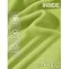 imageMAGCOMSEN Womens Half Zip Cropped Sweatshirts Fleece Lined Hoodie Quarter Zip Pullover Activewear Sweater with PocketsOlive Green