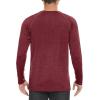 imageMAGCOMSEN Mens Long Sleeve Shirt Quick Dry UPF 50 Sun Protection Lightweight TShirt Athletic Workout Fishing TeeWine Red