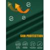 imageMAGCOMSEN Mens Long Sleeve Sun Shirts UPF 50 Tees 14 Zip Up Fishing Running Rash Guard TShirts Outdoor ShirtDark Green