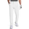 imageMAGCOMSEN Mens Golf Pants Stretch Dress Pants Quick Dry Water Resistant Lightweight Flat Front Work Pants Moisture WickingWhite