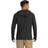 imageMAGCOMSEN Mens Hooded UPF 50 Sun Protection T Shirts Long Sleeve Athletic Fishing Shirts Rash GuardsBlack