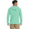 imageMAGCOMSEN Mens Hooded UPF 50 Sun Protection T Shirts Long Sleeve Athletic Fishing Shirts Rash GuardsMint Green