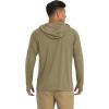 imageMAGCOMSEN Mens Hooded UPF 50 Sun Protection T Shirts Long Sleeve Athletic Fishing Shirts Rash GuardsStuffy Cyan