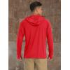 imageMAGCOMSEN Mens Hooded UPF 50 Sun Protection T Shirts Long Sleeve Athletic Fishing Shirts Rash GuardsTomato Red
