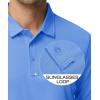 imageMAGCOMSEN Mens Polo Shirts 3 Button Quick Dry Performance Long Sleeve Tactical Shirts Pique Jersey Golf ShirtLightblue