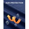imageMAGCOMSEN Womens Hoodie Shirts UPF 50 UV Protection Long Sleeve Sun Shirt Fishing Hiking Athletic Shirts with Thumb HoleDark Blue