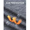 imageMAGCOMSEN Womens Hoodie Shirts UPF 50 UV Protection Long Sleeve Sun Shirt Fishing Hiking Athletic Shirts with Thumb HoleDark Grey