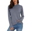 imageMAGCOMSEN Womens Hoodie Shirts UPF 50 UV Protection Long Sleeve Sun Shirt Fishing Hiking Athletic Shirts with Thumb HoleDark Grey