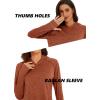 imageMAGCOMSEN Womens Hoodie Shirts UPF 50 UV Protection Long Sleeve Sun Shirt Fishing Hiking Athletic Shirts with Thumb HoleDark Orange