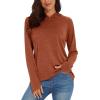 imageMAGCOMSEN Womens Hoodie Shirts UPF 50 UV Protection Long Sleeve Sun Shirt Fishing Hiking Athletic Shirts with Thumb HoleDark Orange
