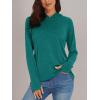 imageMAGCOMSEN Womens Hoodie Shirts UPF 50 UV Protection Long Sleeve Sun Shirt Fishing Hiking Athletic Shirts with Thumb HoleEmerald Green