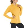imageMAGCOMSEN Womens Hoodie Shirts UPF 50 UV Protection Long Sleeve Sun Shirt Fishing Hiking Athletic Shirts with Thumb HoleGinger