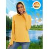 imageMAGCOMSEN Womens Hoodie Shirts UPF 50 UV Protection Long Sleeve Sun Shirt Fishing Hiking Athletic Shirts with Thumb HoleGinger