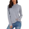 imageMAGCOMSEN Womens Hoodie Shirts UPF 50 UV Protection Long Sleeve Sun Shirt Fishing Hiking Athletic Shirts with Thumb HoleLight Grey