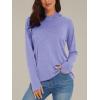 imageMAGCOMSEN Womens Hoodie Shirts UPF 50 UV Protection Long Sleeve Sun Shirt Fishing Hiking Athletic Shirts with Thumb HoleLight Purple