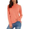 imageMAGCOMSEN Womens Hoodie Shirts UPF 50 UV Protection Long Sleeve Sun Shirt Fishing Hiking Athletic Shirts with Thumb HoleOrange