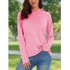 imageMAGCOMSEN Womens Hoodie Shirts UPF 50 UV Protection Long Sleeve Sun Shirt Fishing Hiking Athletic Shirts with Thumb HolePink
