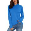 imageMAGCOMSEN Womens Hoodie Shirts UPF 50 UV Protection Long Sleeve Sun Shirt Fishing Hiking Athletic Shirts with Thumb HoleSea Blue