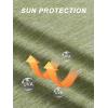 imageMAGCOMSEN Womens Hoodie Shirts UPF 50 UV Protection Long Sleeve Sun Shirt Fishing Hiking Athletic Shirts with Thumb HoleWheat Green