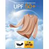 imageMAGCOMSEN Mens Long Sleeve Shirts UPF 50 UV Sun Protection Athletic Shirts for Hiking Running Workout Rash GuardApricot