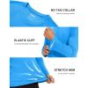 imageMAGCOMSEN Mens Long Sleeve Shirts UPF 50 UV Sun Protection Athletic Shirts for Hiking Running Workout Rash GuardAzure
