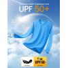 imageMAGCOMSEN Mens Long Sleeve Shirts UPF 50 UV Sun Protection Athletic Shirts for Hiking Running Workout Rash GuardAzure