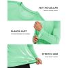 imageMAGCOMSEN Mens Long Sleeve Shirts UPF 50 UV Sun Protection Athletic Shirts for Hiking Running Workout Rash GuardBeach Glass