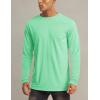 imageMAGCOMSEN Mens Long Sleeve Shirts UPF 50 UV Sun Protection Athletic Shirts for Hiking Running Workout Rash GuardBeach Glass